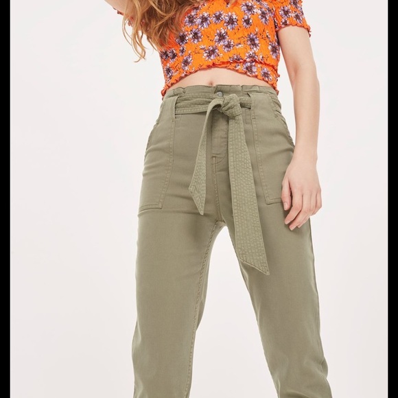 Topshop Paperbag Trousers 💜 - Picture 2 of 6